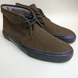 Frye Ludlow Chukka Shoes In Olive 40% Wool - Size 10.5 Us